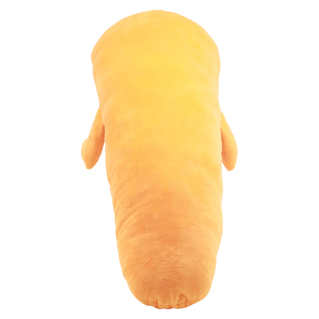 Plüsch-Kuschelkissen in Karotten-Design, 90 cm (Orange/Grün)