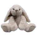 Plüschtier Hase sitzend, Kuscheltier (Cremeweiß)