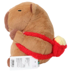 Plüschtier Capybara, 23 cm mit Rucksack-Design (Braun)