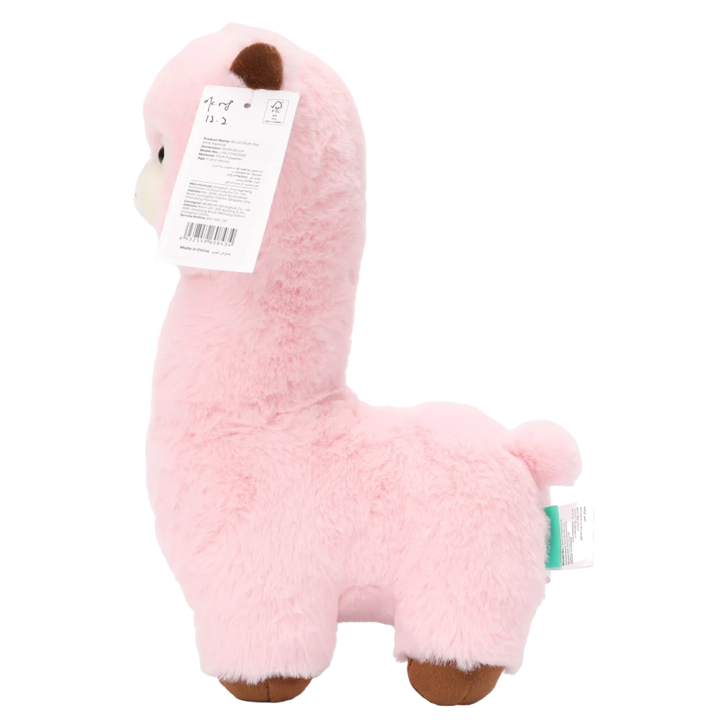 Plüschtier Alpaka, 30 cm (Rosa)