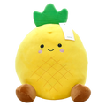 Plüschtier mit Ananas-Design, 35 cm (Gelb/Grün)