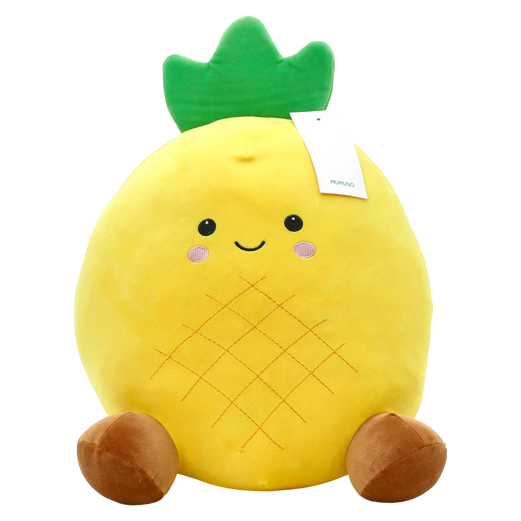 Plüschtier mit Ananas-Design, 35 cm (Gelb/Grün)