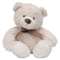 Plüschtier Bär mit Schleife, 30 cm (Beige)