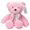 Plüschtier Bär mit Schleife, 35 cm (Rosa)
