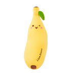 Plüschtier Banane aus ultraweichem Elastan mit freundlichem Design (Gelb)