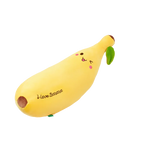 Plüschtier Banane aus ultraweichem Elastan mit freundlichem Design (Gelb)