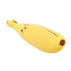 Plüschtier Banane aus ultraweichem Elastan mit freundlichem Design (Gelb)
