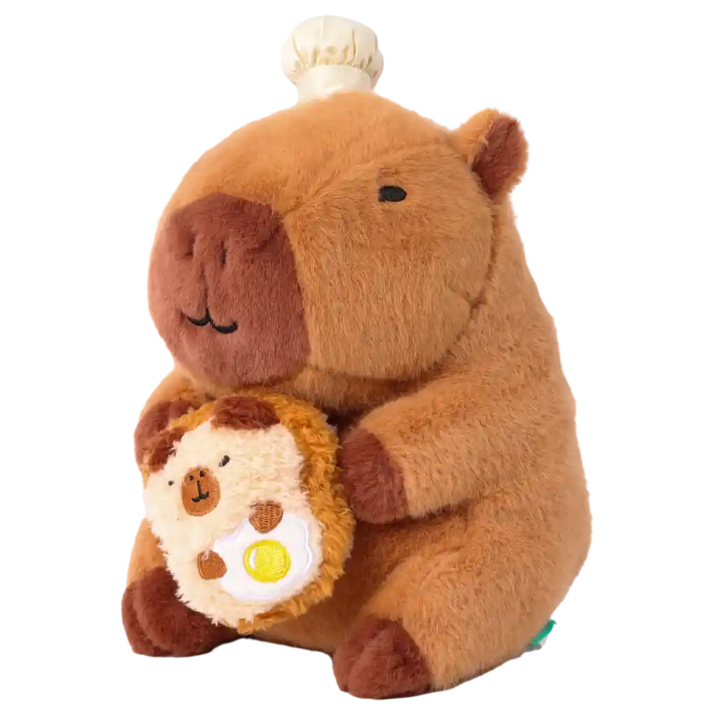 Plüschtier mit Capybara-Design, 23 cm (Braun)