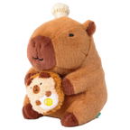 Plüschtier mit Capybara-Design, 23 cm (Braun)