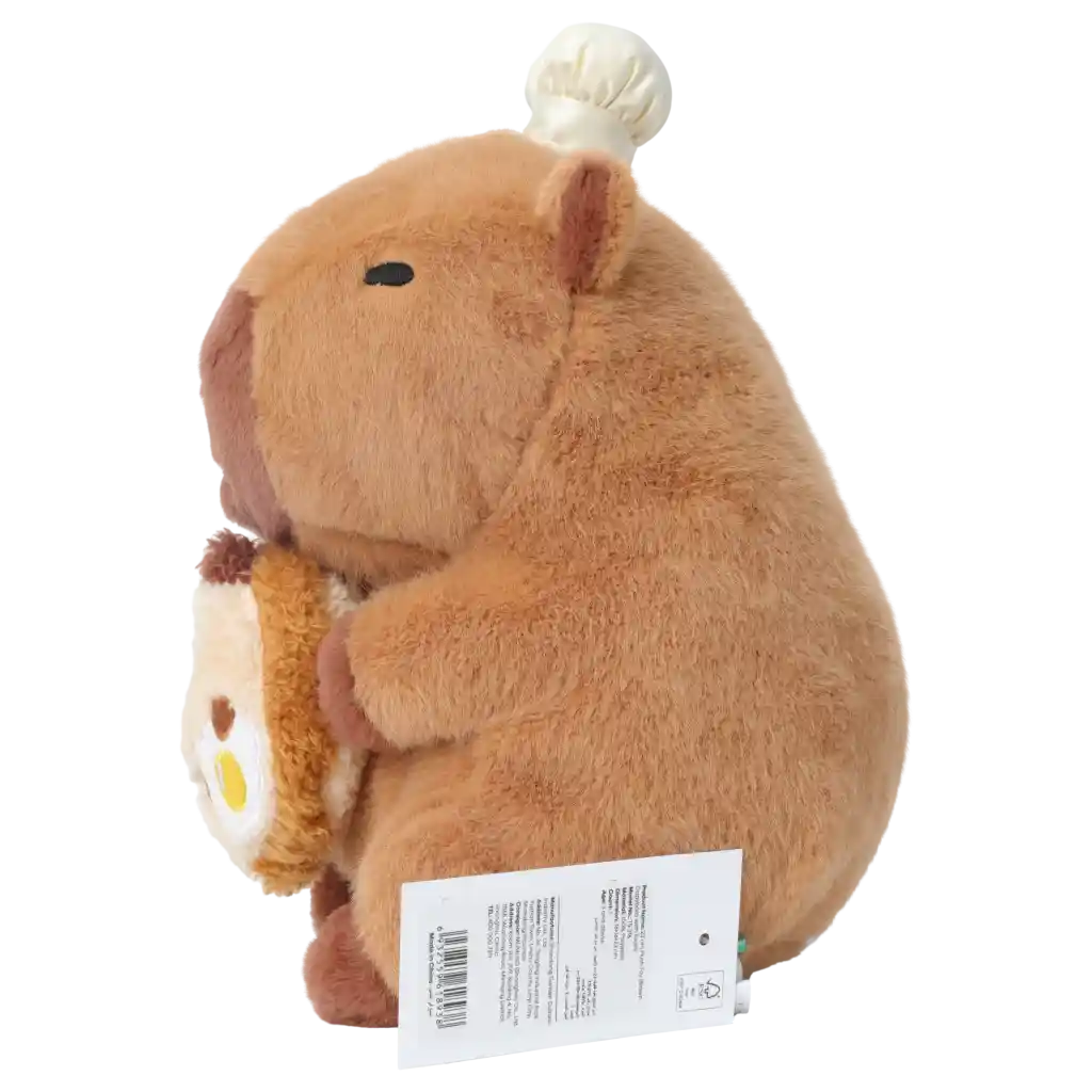 Plüschtier mit Capybara-Design, 23 cm (Braun)