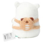 Plüschtier Capybara mit Rucksack-Design, 23 cm (Weiß/Braun)