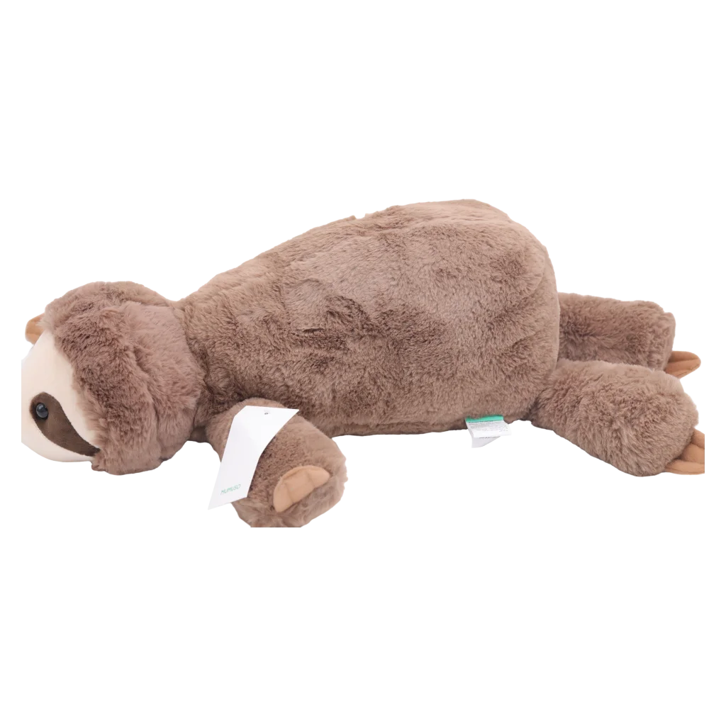 Plüschtier Faultier liegend, 60 cm (Braun)