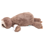 Plüschtier Faultier liegend, 60 cm (Braun)