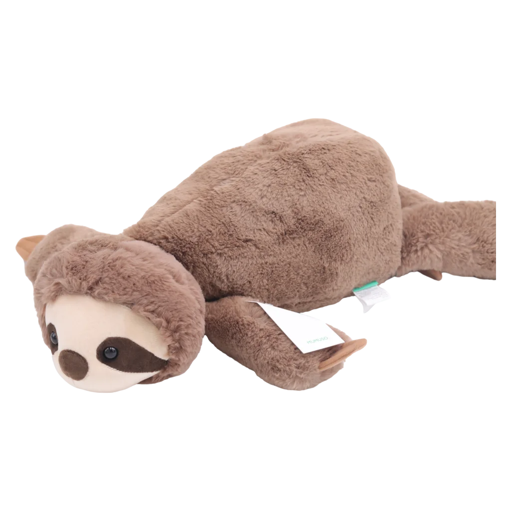 Plüschtier Faultier liegend, 60 cm (Braun)