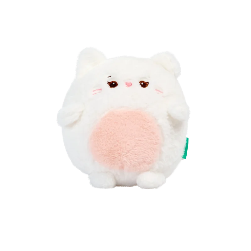 Plüschtier Katze, 20 cm (Weiß)