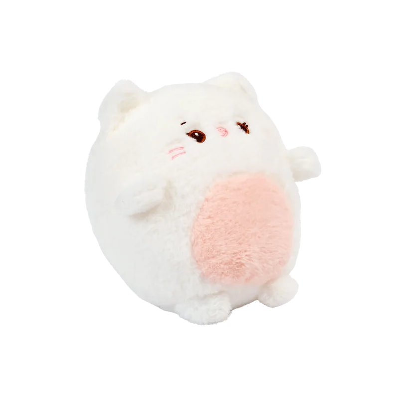 Plüschtier Katze, 20 cm (Weiß)