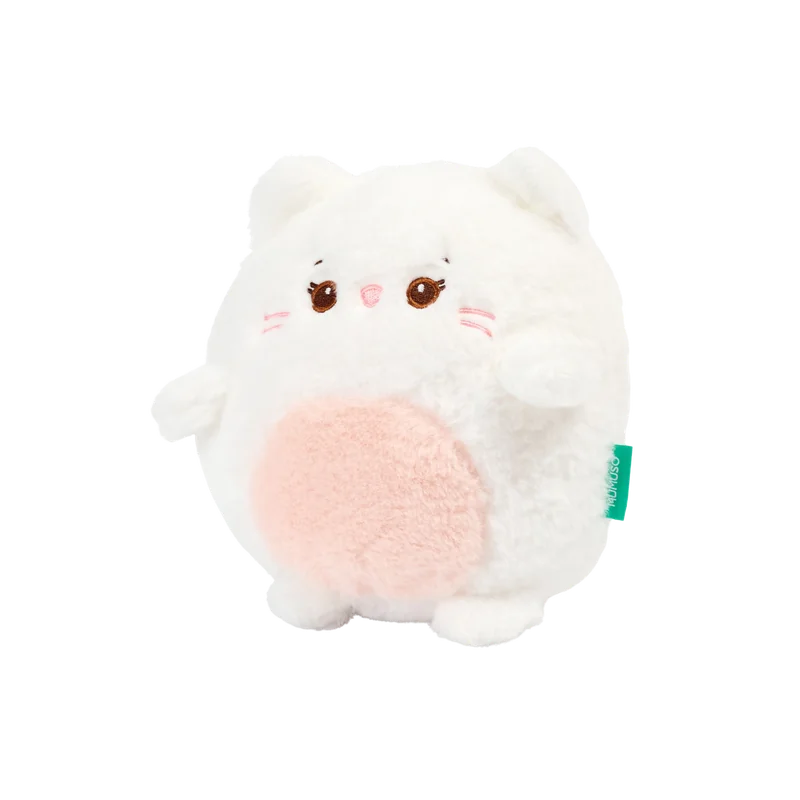 Plüschtier Katze, 20 cm (Weiß)