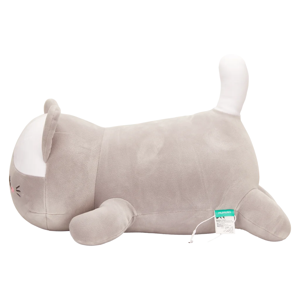 Plüschtier Katze, 45 cm (Grau)