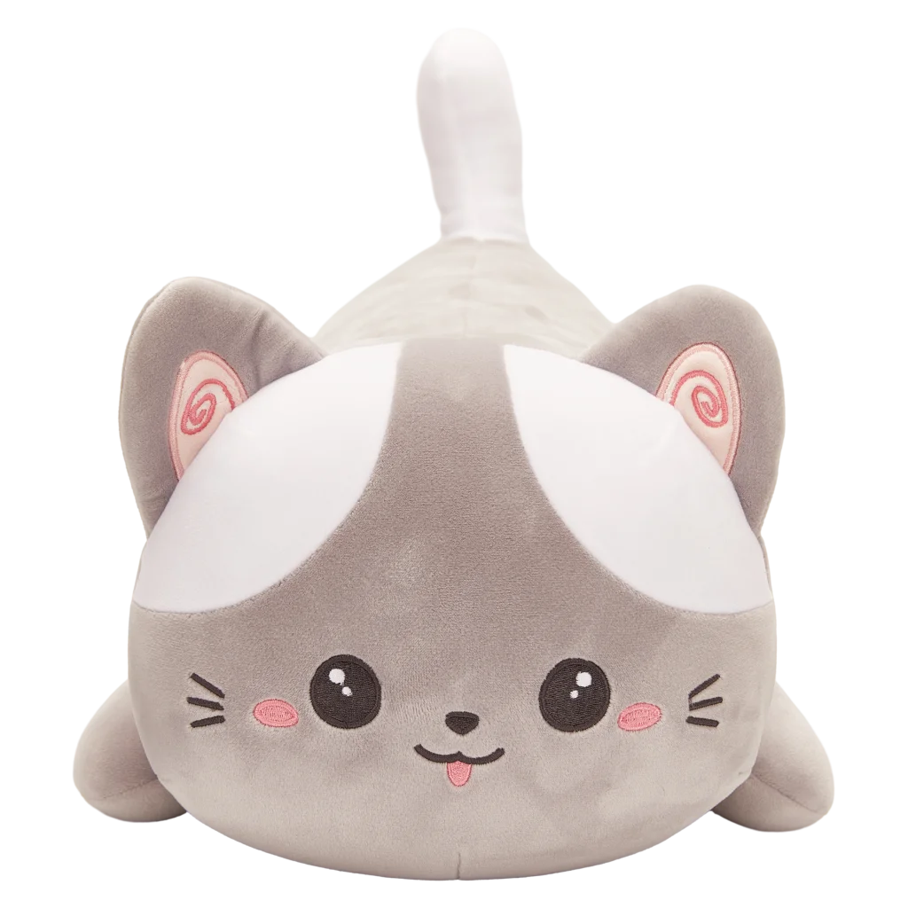 Plüschtier Katze, 45 cm (Grau)
