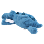 Plüschtier Krokodil aus Kunstkaninchenfell, 60 cm (Blau)