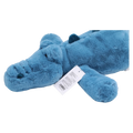 Plüschtier Krokodil aus Kunstkaninchenfell, 60 cm (Blau)