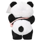 Plüschtier Panda mit Blume-Design, 32 cm (Schwarz/Weiß)