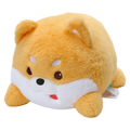 Plüschtier Shiba Inu liegend, 30 cm (Braun/Weiß)