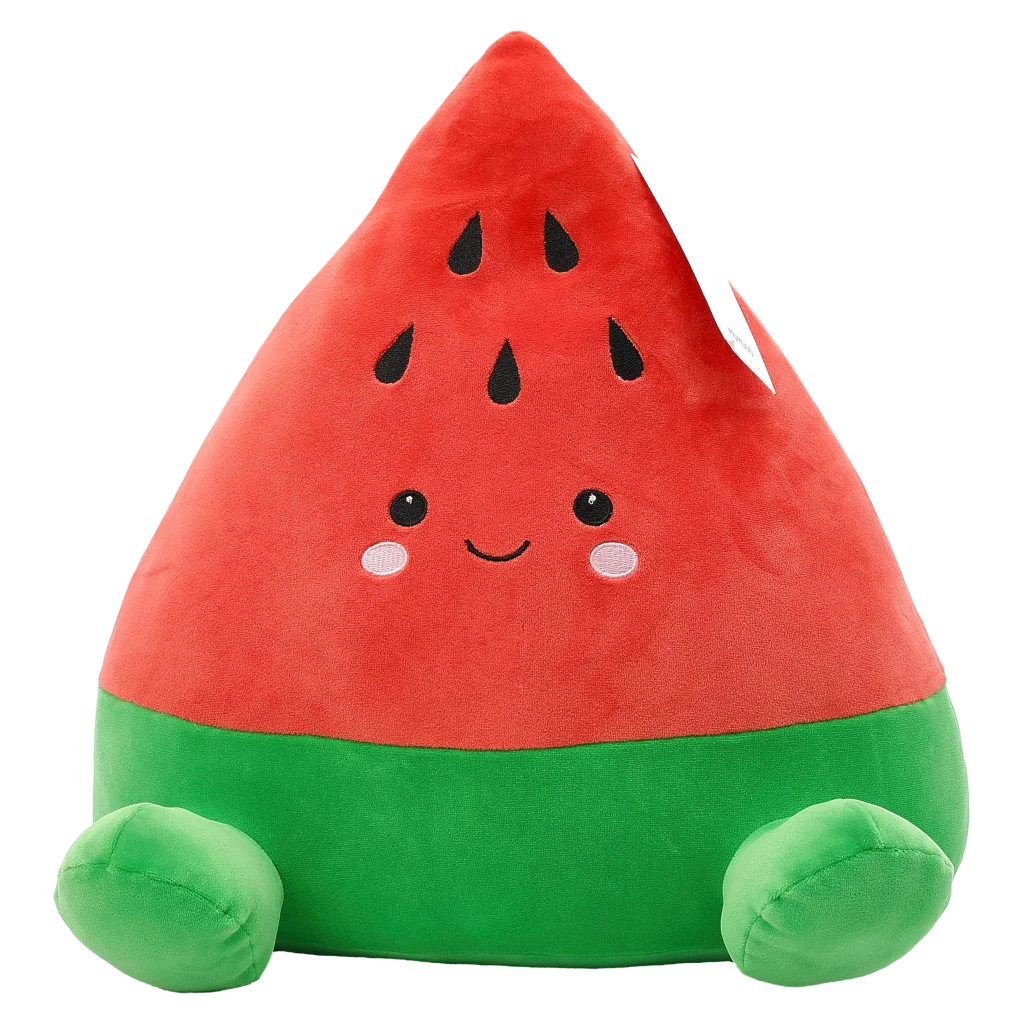 Plüschtier mit Wassermelonen-Design, 35 cm, aus Polyester (Mehrfarbig)