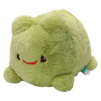Plüschtier Frosch liegend, 30 cm (Grün) mit Frosch-Design