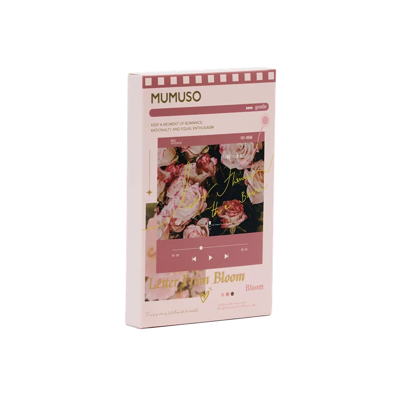 Postkarten-Set mit Blumen-Design, mehrfarbig