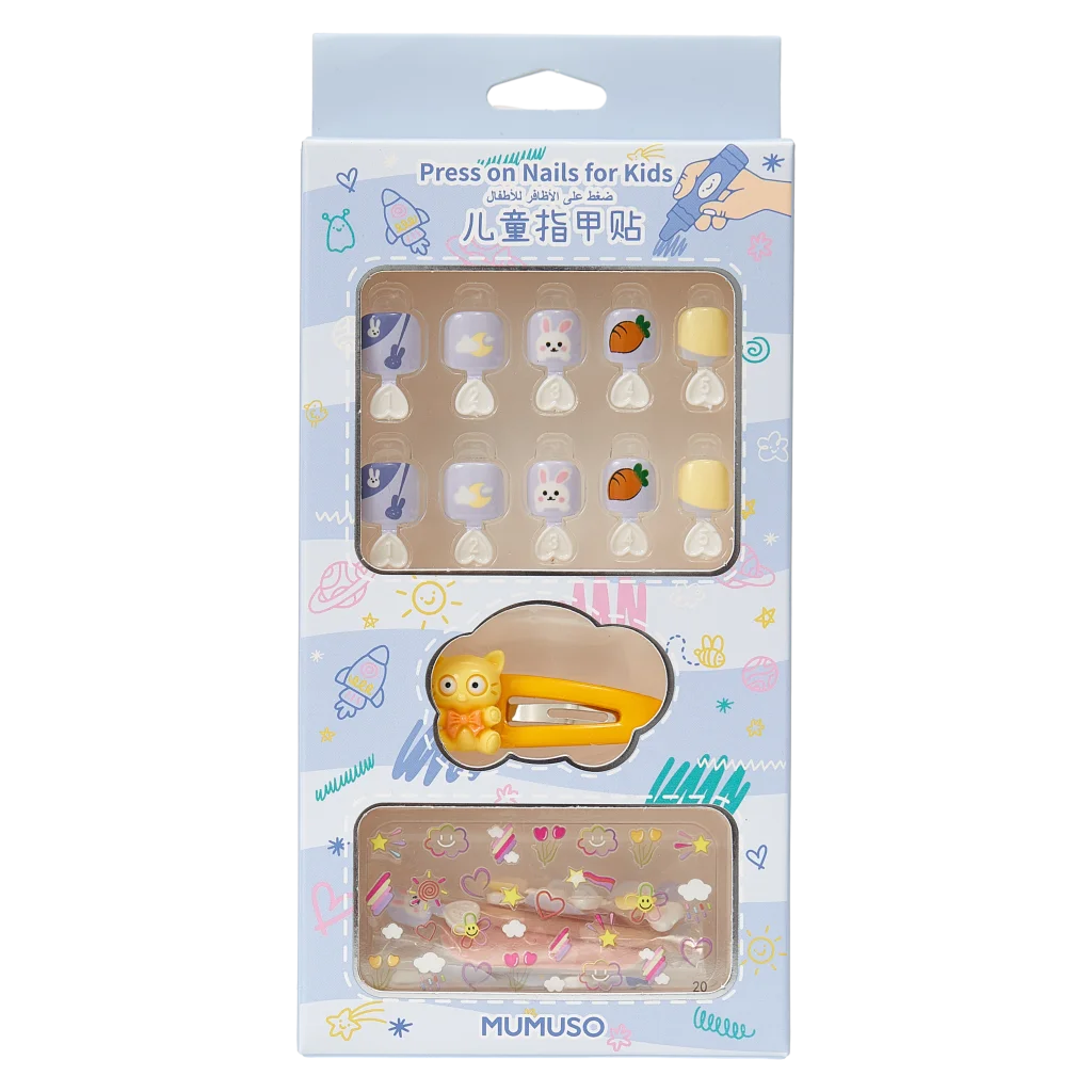 Press-on Nails For Kids (Rabbit & Carrot)