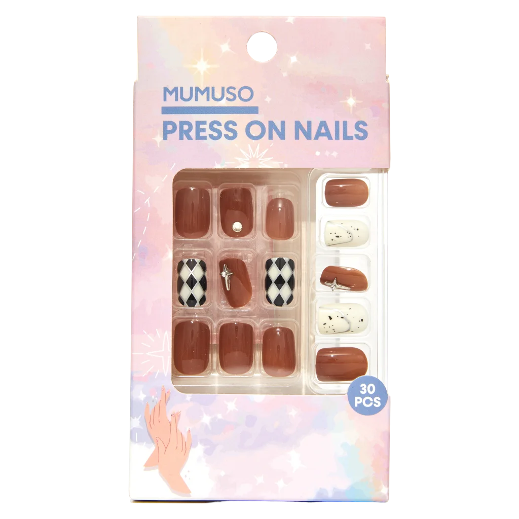 Press On Nails (Chessboard)