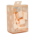 15-teiliges SBR-Puderquasten-Set, rhombusförmig für Nass- und Trockenanwendung (Creme)