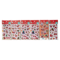 Selbstklebende Puffy Sticker mit Weihnachtsmann-Design (Mehrfarbig)