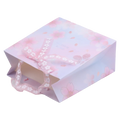 Quadratische Papier-Geschenktasche mit Kirschblüten-Design (Rosa)