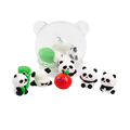 Radiergummi-Set mit Panda-Design in Aufbewahrungsdose (Mehrfarbig)