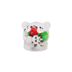 Radiergummi-Set mit Panda-Design in Aufbewahrungsdose (Mehrfarbig)