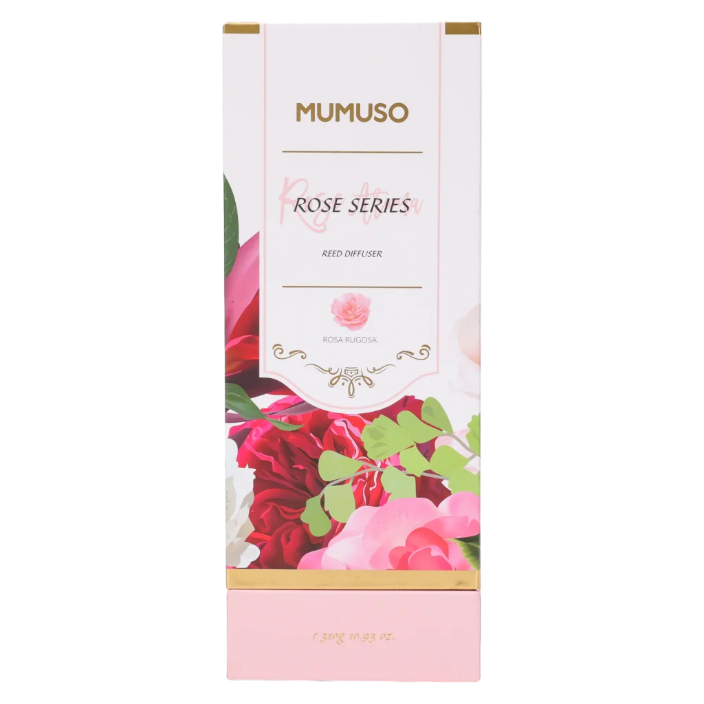 Raumduft-Diffuser mit Rosen-Design, Blooming Rose Series, 130 ml (Rosa)