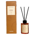Raumduft Diffuser aus Glas mit Grapefruit-Ingwer-Duft, 120 ml (Orange)