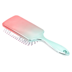 Rechteckige Haarbürste aus ABS mit Farbverlauf-Design (Mint/Rosa)