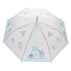 Regenschirm mit Murmeltier-Design und J-Griff für Kinder (Blau/Rot/Grün/Gelb)