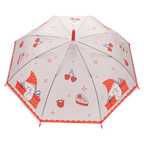 Regenschirm mit Murmeltier-Design und J-Griff für Kinder (Blau/Rot/Grün/Gelb)