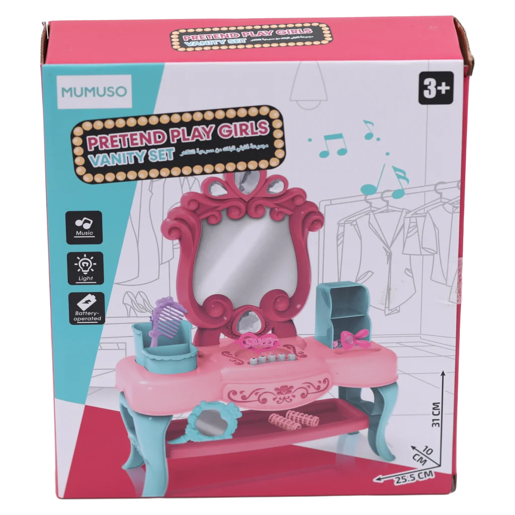 Schminktisch Spielzeug aus Polypropylen für Kinder (Rosa/Mint)
