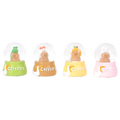 Schneekugel mit Licht im Capybara-Design, Kollektion Capybara (Grün/Orange/Gelb/Rosa)