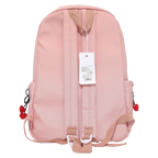 Schulrucksack mit Herz-Print, geräumig und robust (Rosa)
