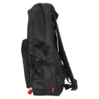Schulrucksack mit Herz-Design, Backpack (Schwarz)