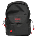Schulrucksack mit Herz-Design, Backpack (Schwarz)