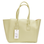 Schultertasche mit modernem Design für Damen (Hellgrün), großzügiger Innenraum