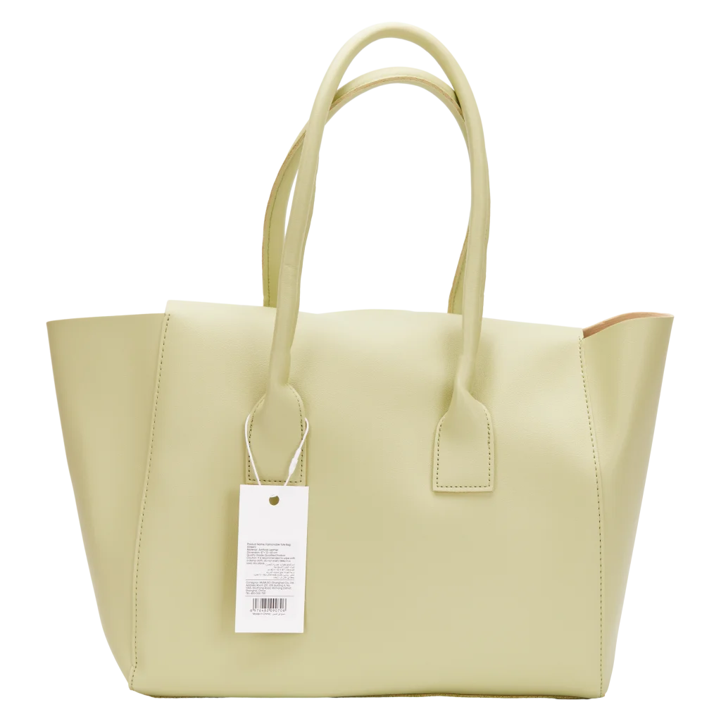 Schultertasche mit modernem Design für Damen (Hellgrün), großzügiger Innenraum