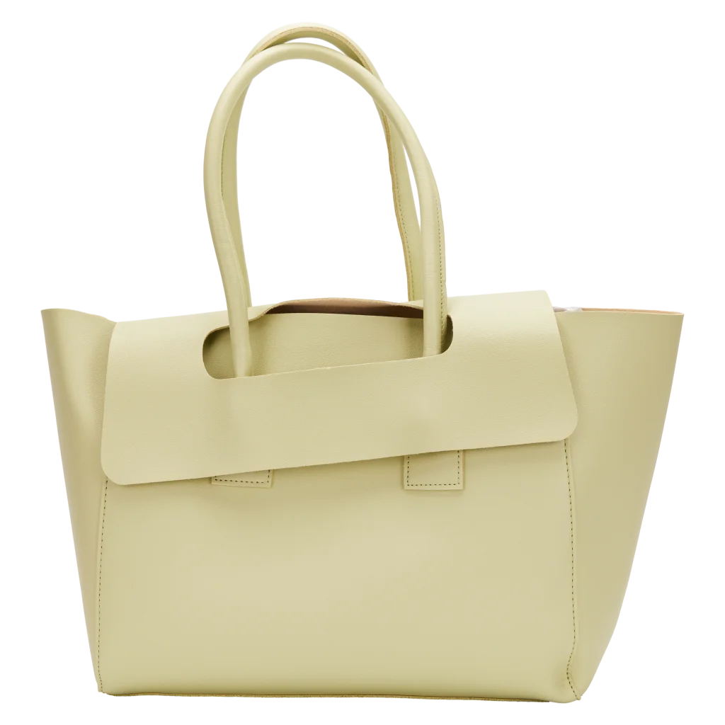 Schultertasche mit modernem Design für Damen (Hellgrün), großzügiger Innenraum